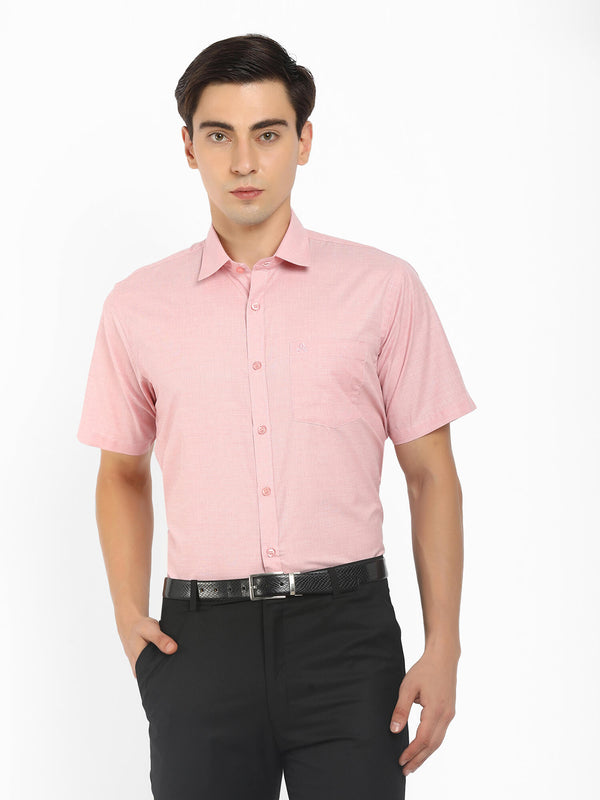 Solid Pink Mens Formal Shirt (GBMFRML9013H)