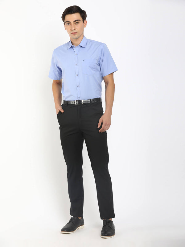 Blue Formal Solid Shirt for Men (GBMFRML9012H)