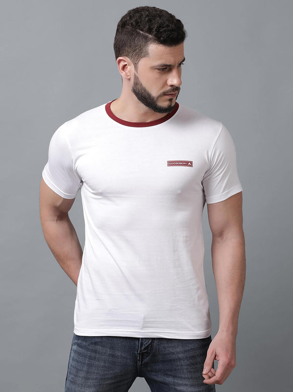 White Mens T-Shirt (MAQUIRE 1003) - GOOSEBERY
