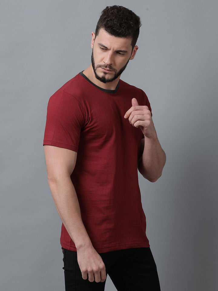 Red Mens T-Shirt (MAQUIRE 1004) - GOOSEBERY