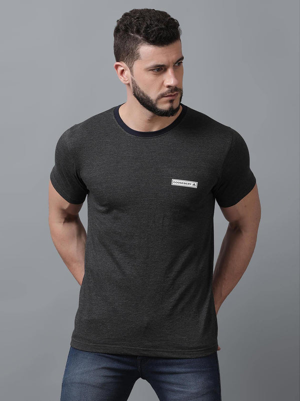 Grey Mens T-Shirt (MAQUIRE 1005) - GOOSEBERY