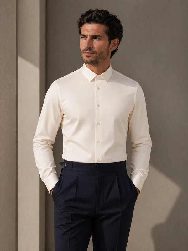 Stretch Premium Shirt - Cream