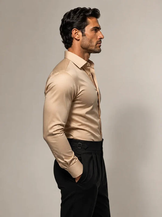 Stretch Premium Shirt - Khaki