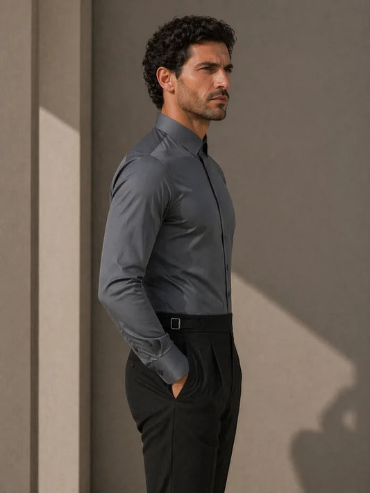 Stretch Premium Shirt - Dark Grey