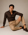 Stretch Premium Shirt - Coffee