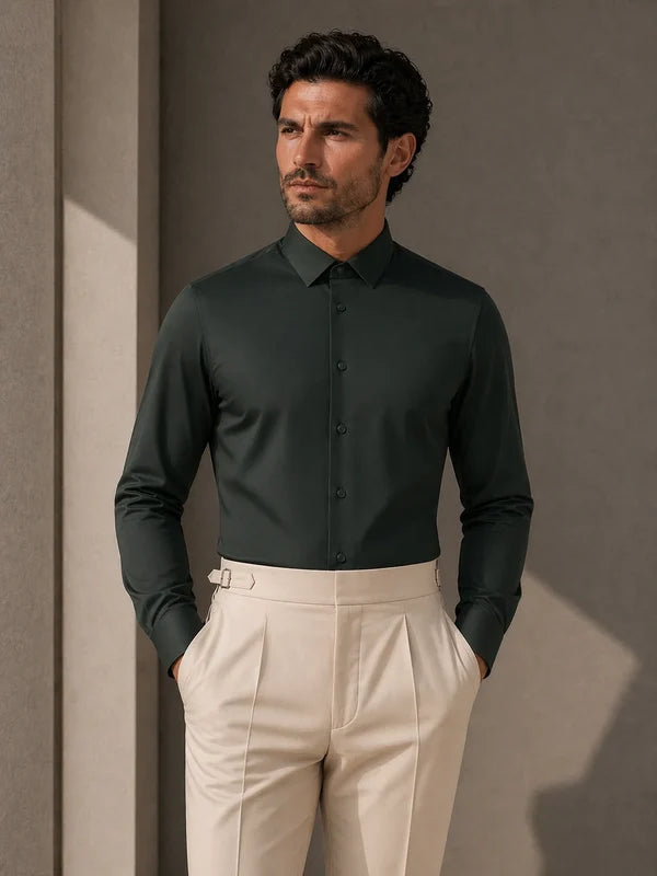 Stretch Premium Shirt - Dark Green