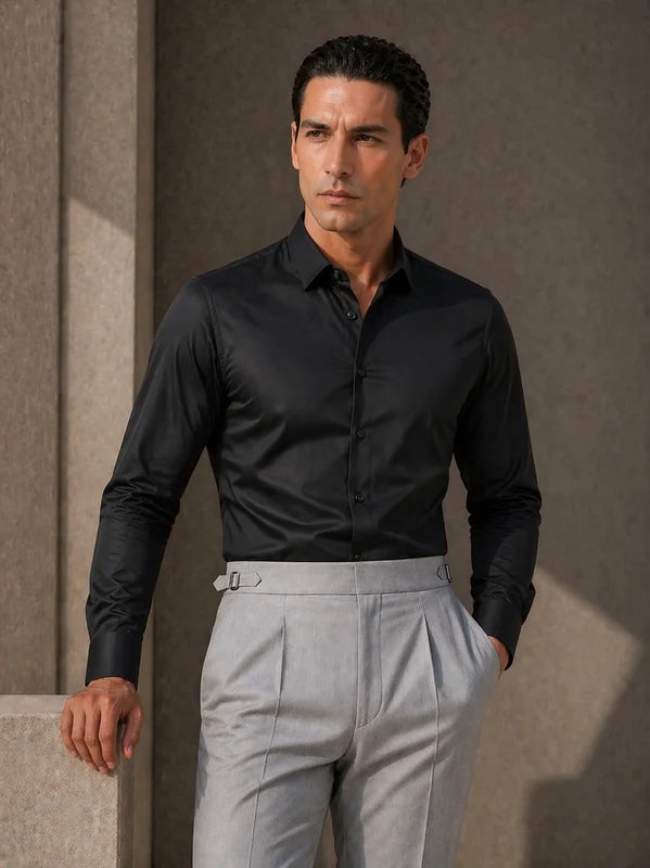 Stretch Premium Shirt - Black