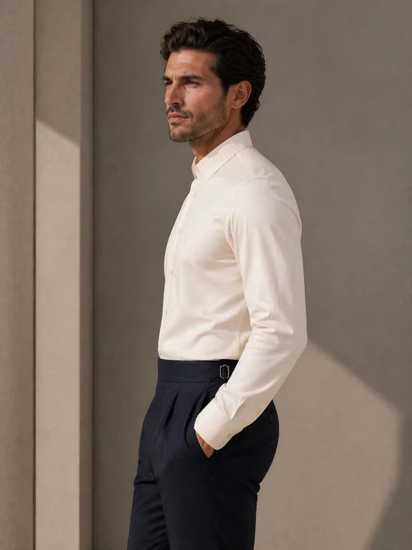 Stretch Premium Shirt - Cream