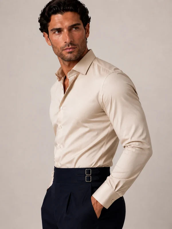 Stretch Premium Shirt - Cream