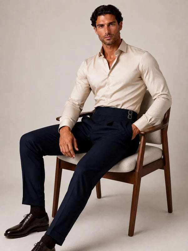 Stretch Premium Shirt - Cream