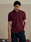 Pique Polo - Maroon