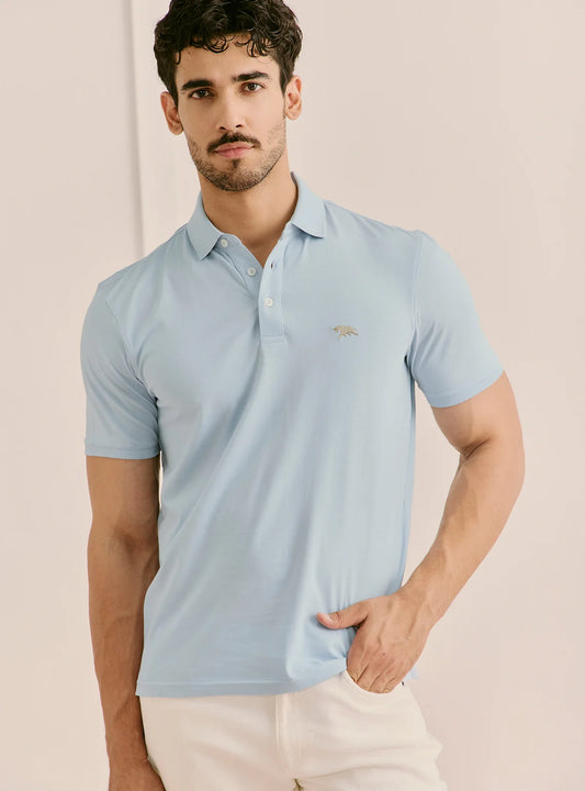 Jersey Polo - Light Blue