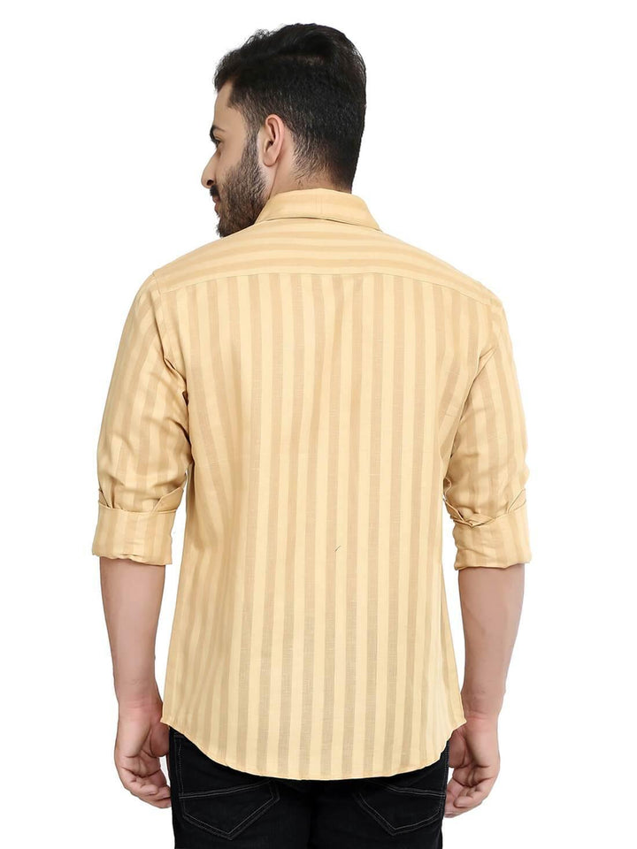 Light Orange Shirt for Men (GROSULA LN 105) - GOOSEBERY
