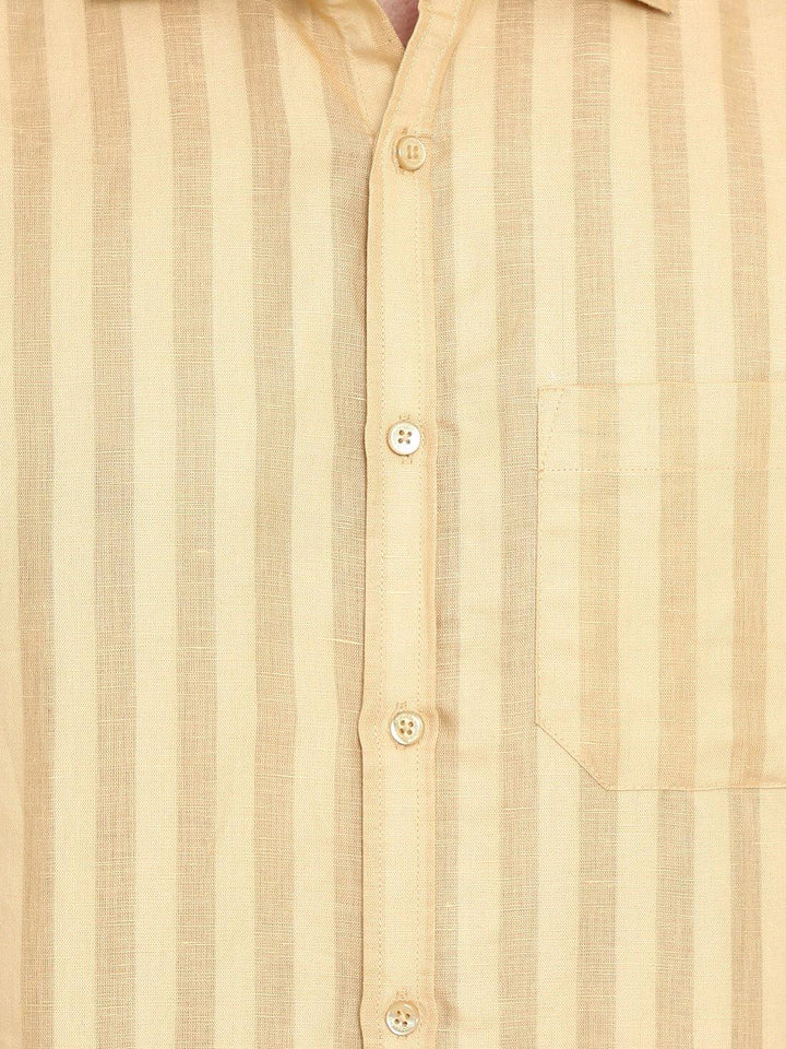 Light Orange Shirt for Men (GROSULA LN 105) - GOOSEBERY
