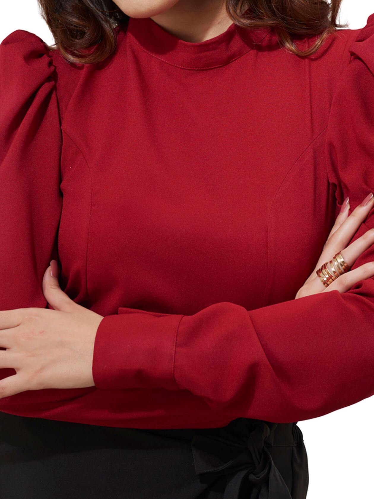 Red Top for Women (GBWT1001) - GOOSEBERY