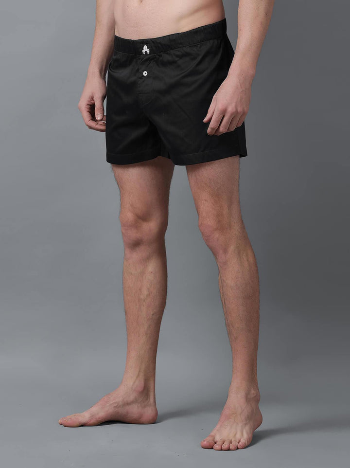 Black Boxer for Men (BX1006) - GOOSEBERY