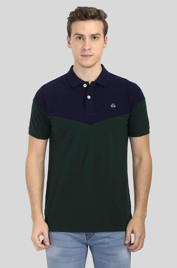 Green Polo T-Shirt for Men - GOOSEBERY