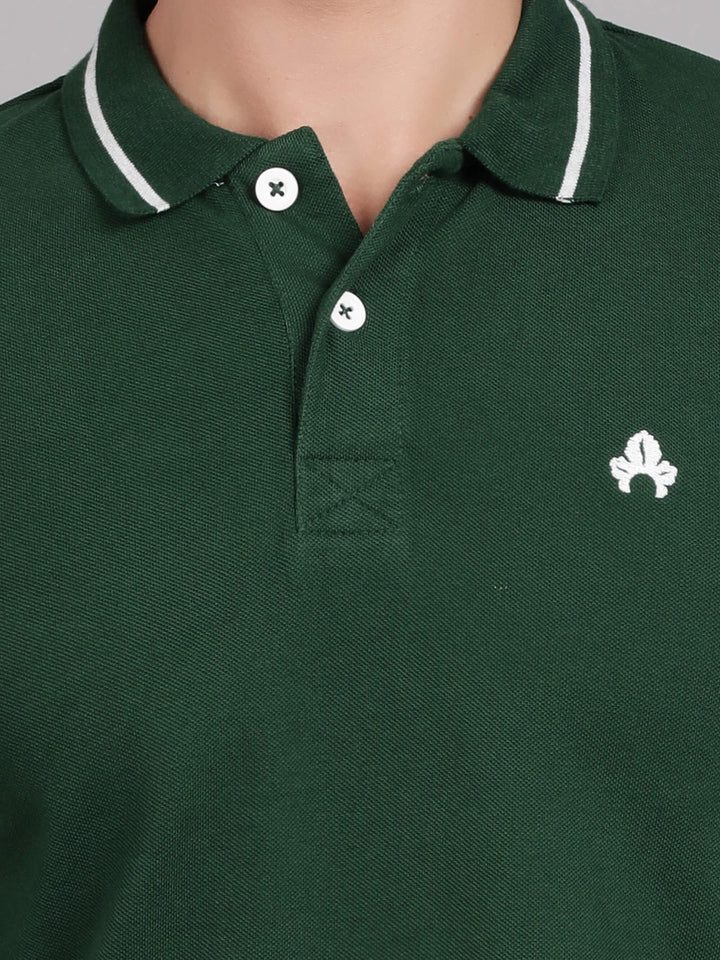 Green Polo T-Shirt Men (CRISPA1004) - G O O S E B E R Y®