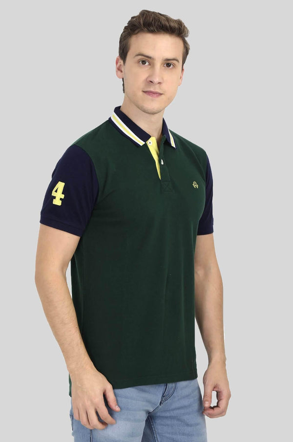 Green Polo T-Shirt - GOOSEBERY