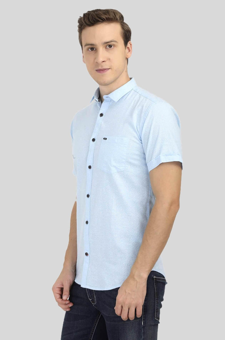 Sky Blue Shirt For Men (DNMFD 2205) - GOOSEBERY
