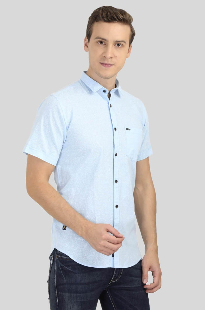 Sky Blue Shirt For Men (DNMFD 2205) - GOOSEBERY