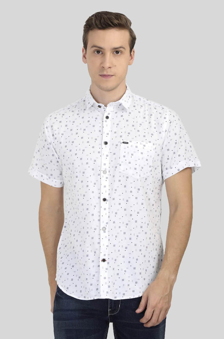 White Shirt for Men (ESPINOSA 2217) - GOOSEBERY