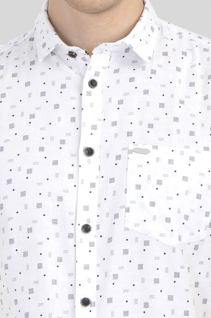 White Shirt for Men (ESPINOSA 2217) - GOOSEBERY