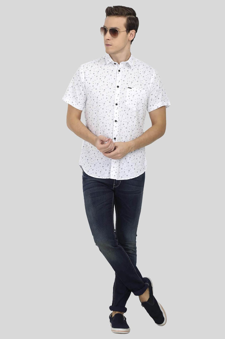 White Shirt for Men (ESPINOSA 2217) - GOOSEBERY