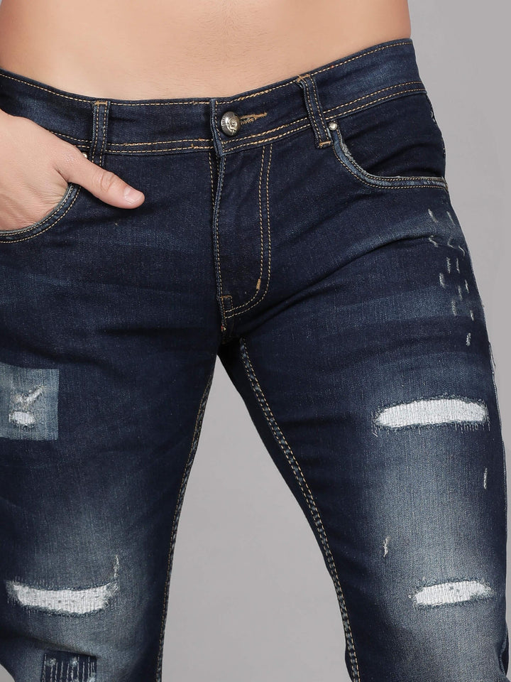 Blue Denim Jeans for Men New(GBDNM5008) - G O O S E B E R Y®