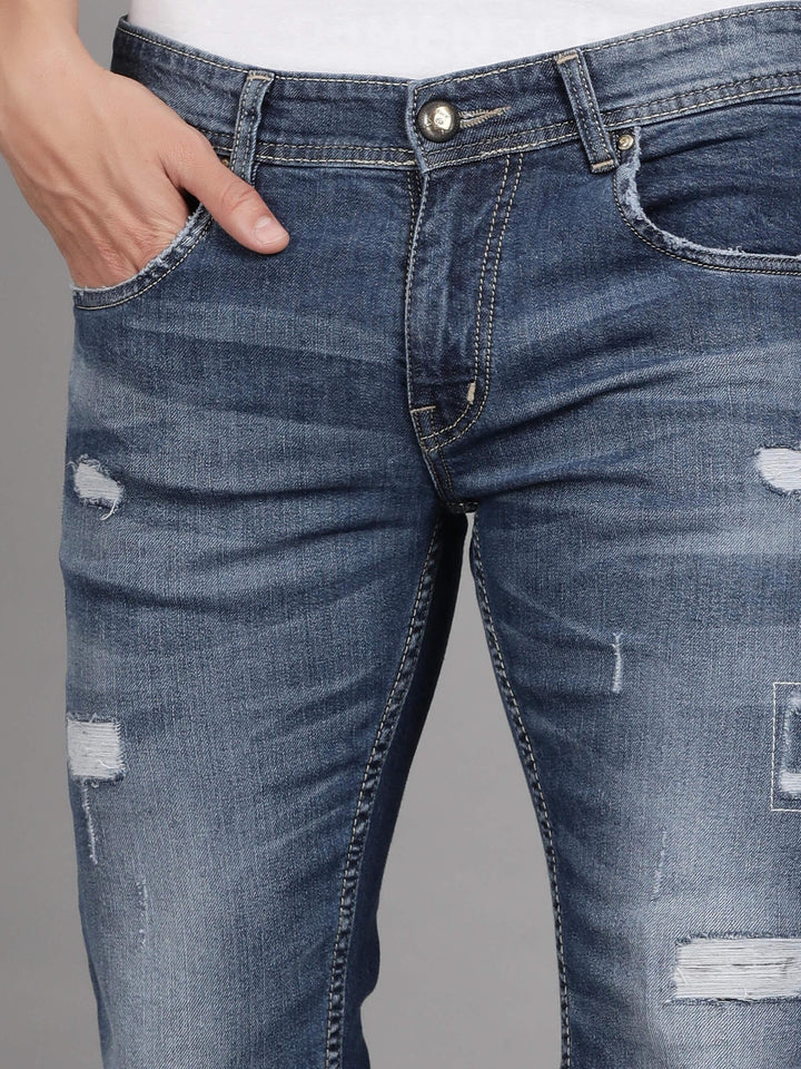 Light Blue Denim Jeans for Men New(GBDNM5013) - G O O S E B E R Y®