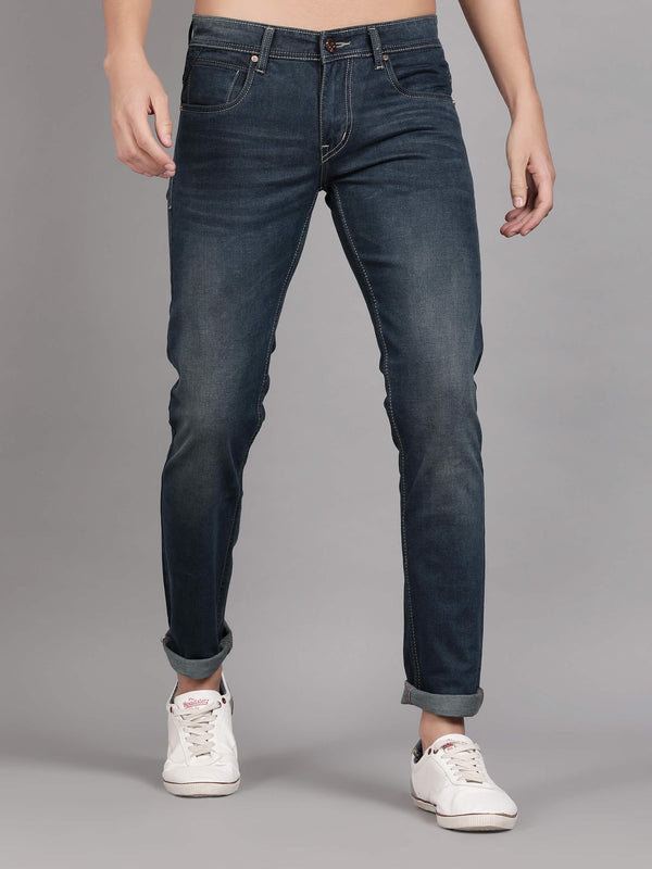 Grey Shade Denim Jeans For Men(GBDNM6006) - G O O S E B E R Y®