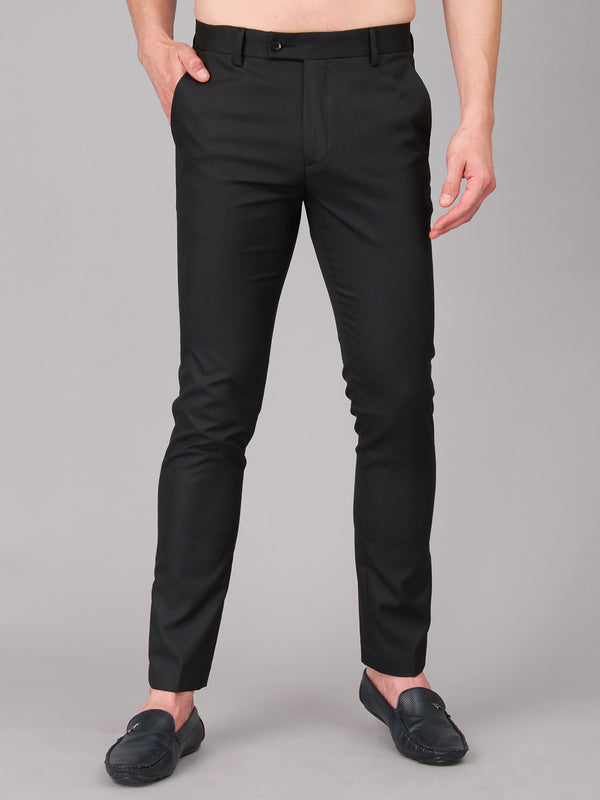 Men Blue Comfort Fit Trouser (GBFRMTR1202)