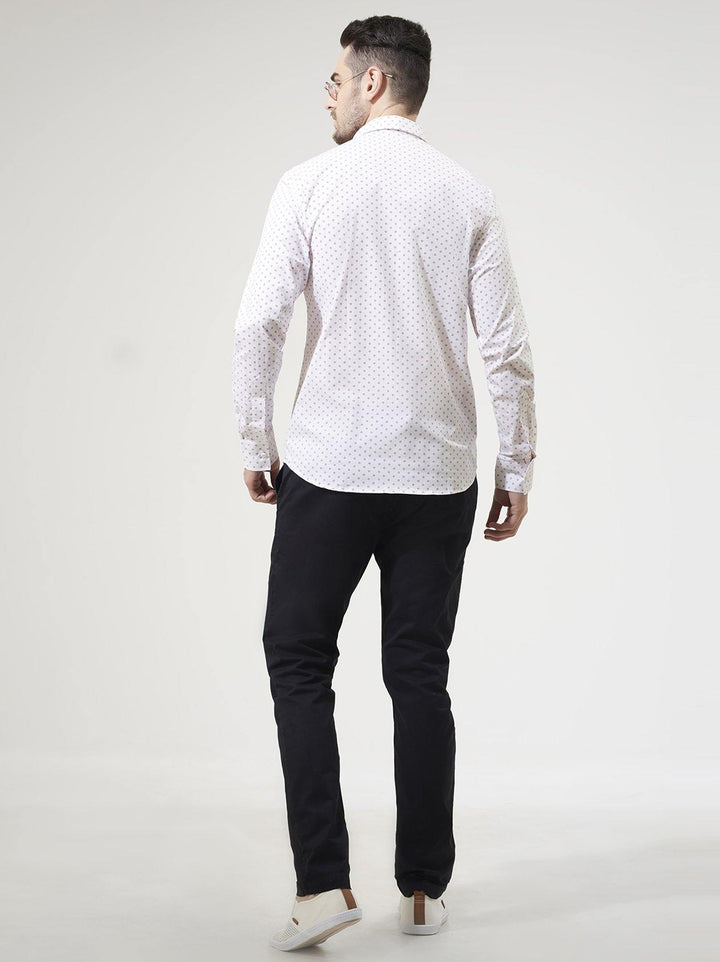 White Mens Shirt(GBN6021) - GOOSEBERY