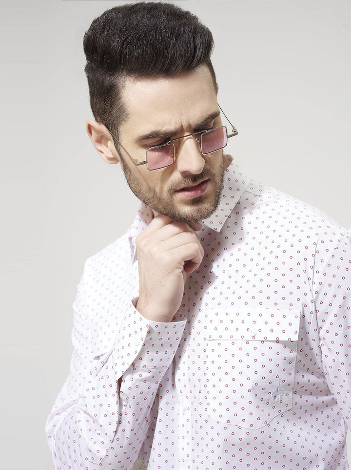 White Mens Shirt(GBN6021) - GOOSEBERY