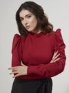 Red Top for Women (GBWT1001) - GOOSEBERY