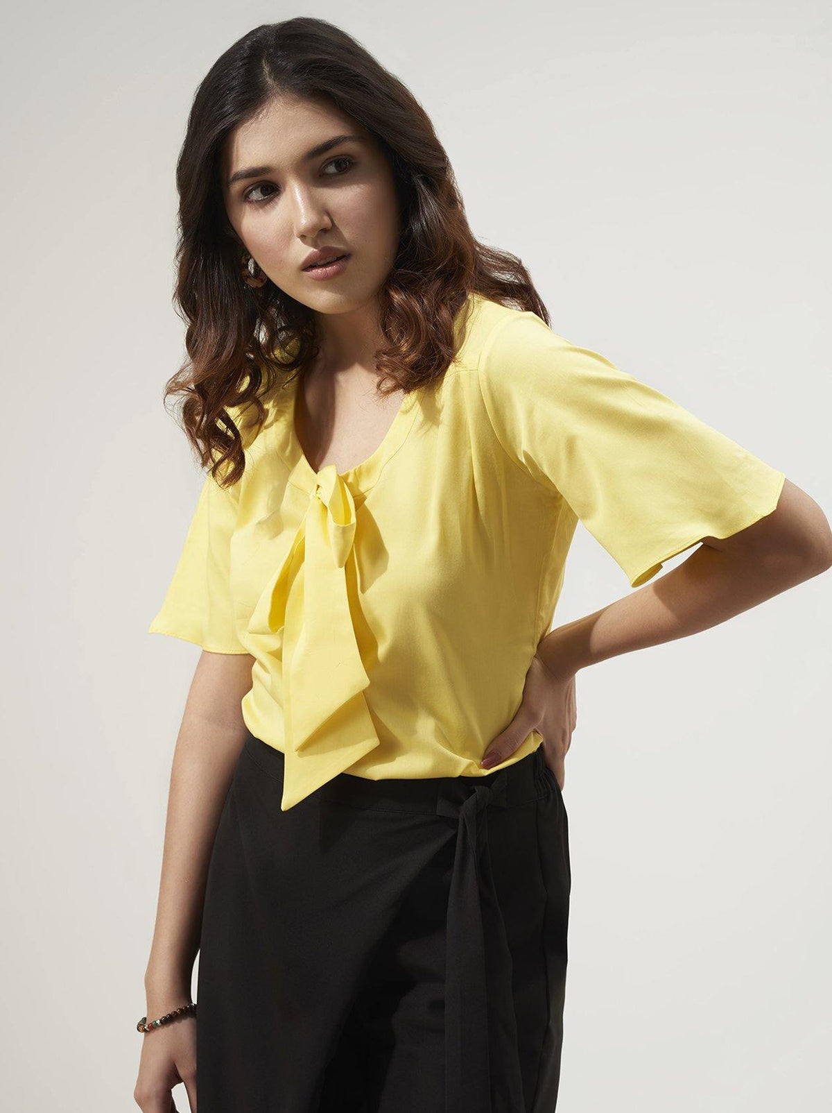 Yellow Womens Top (GBWT1020) - GOOSEBERY