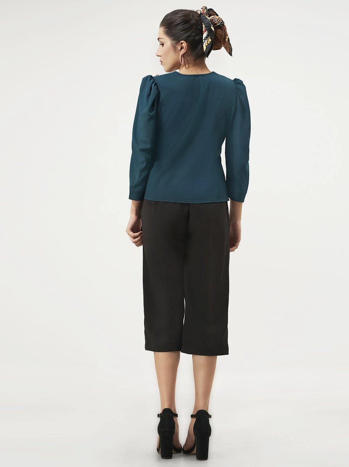 Dark Green Top for Women