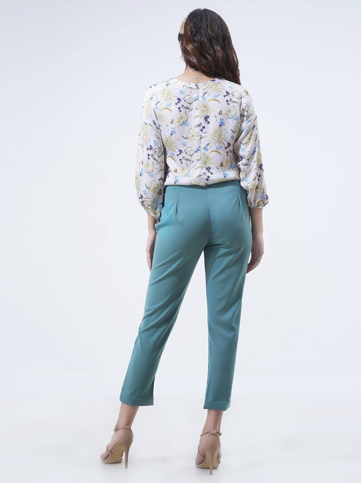 Printed White Tops for Women (GBWT1011) - GOOSEBERY