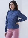 Blue Womens Top (GBWT1023) - GOOSEBERY