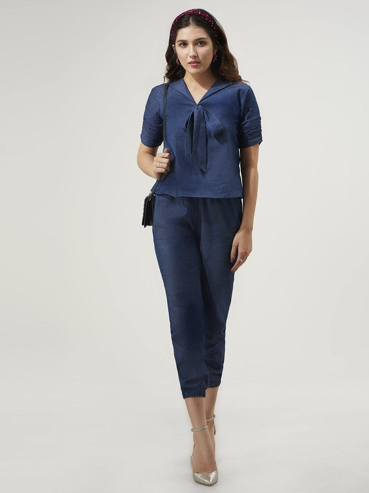 Blue Tops for Women (GBWT1010) - GOOSEBERY