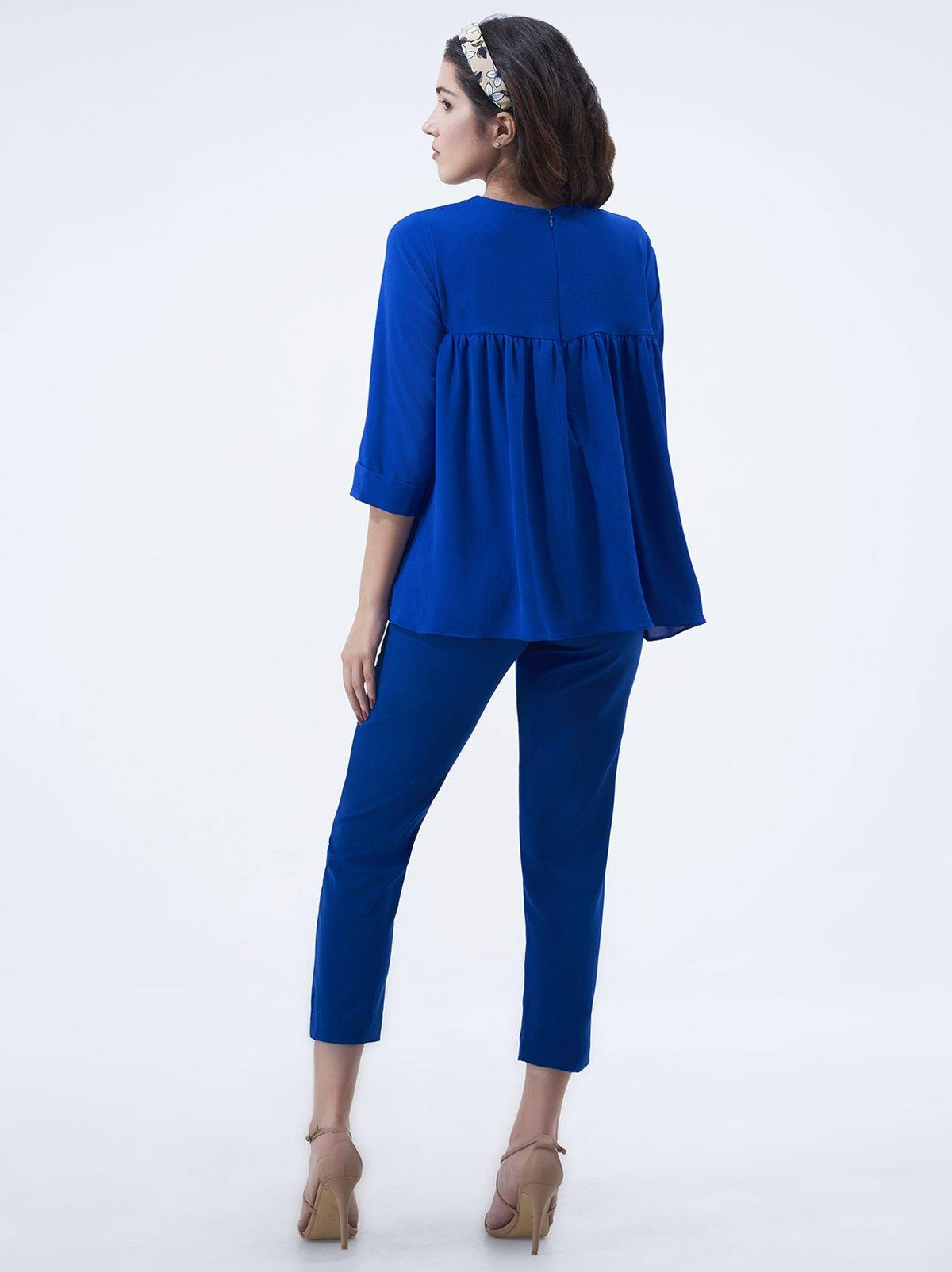Blue Womens Top (GBWT1015) - GOOSEBERY