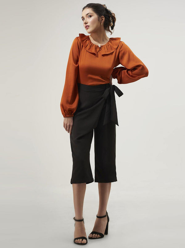 Rust Top for Women (GBWT1018) - GOOSEBERY