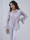 Grey Top for Women (GBWT1028) - GOOSEBERY