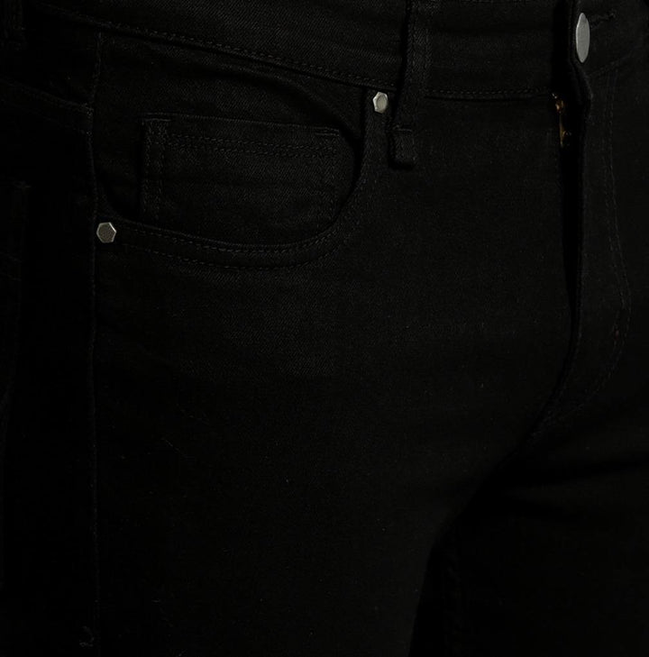 Black Denim Jeans for Men (XJMS 1276) - GOOSEBERY