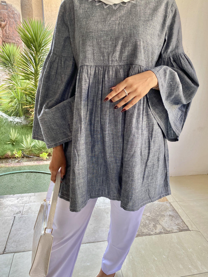 Longline Top (GBF7006) - GOOSEBERY