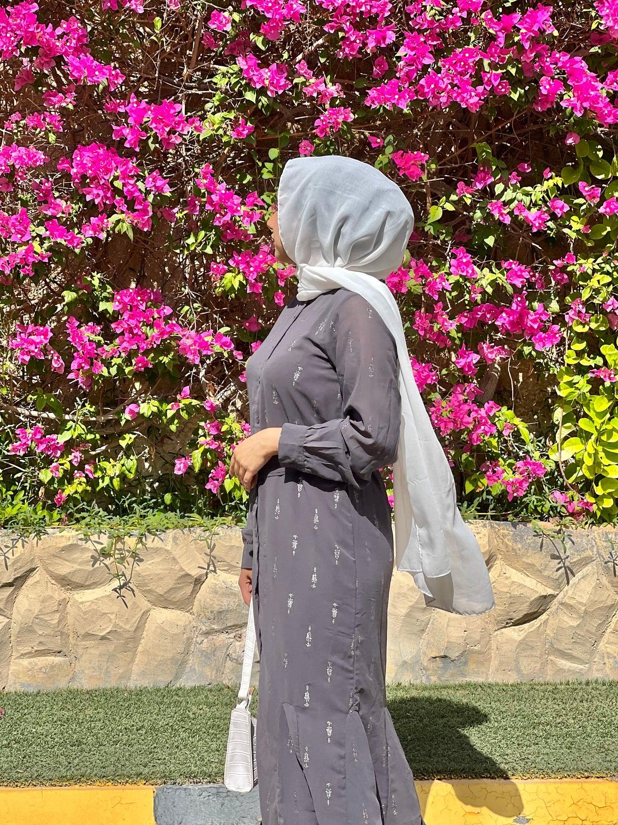 Ash Print Maxi Dress (GBF8003B) - G O O S E B E R Y®