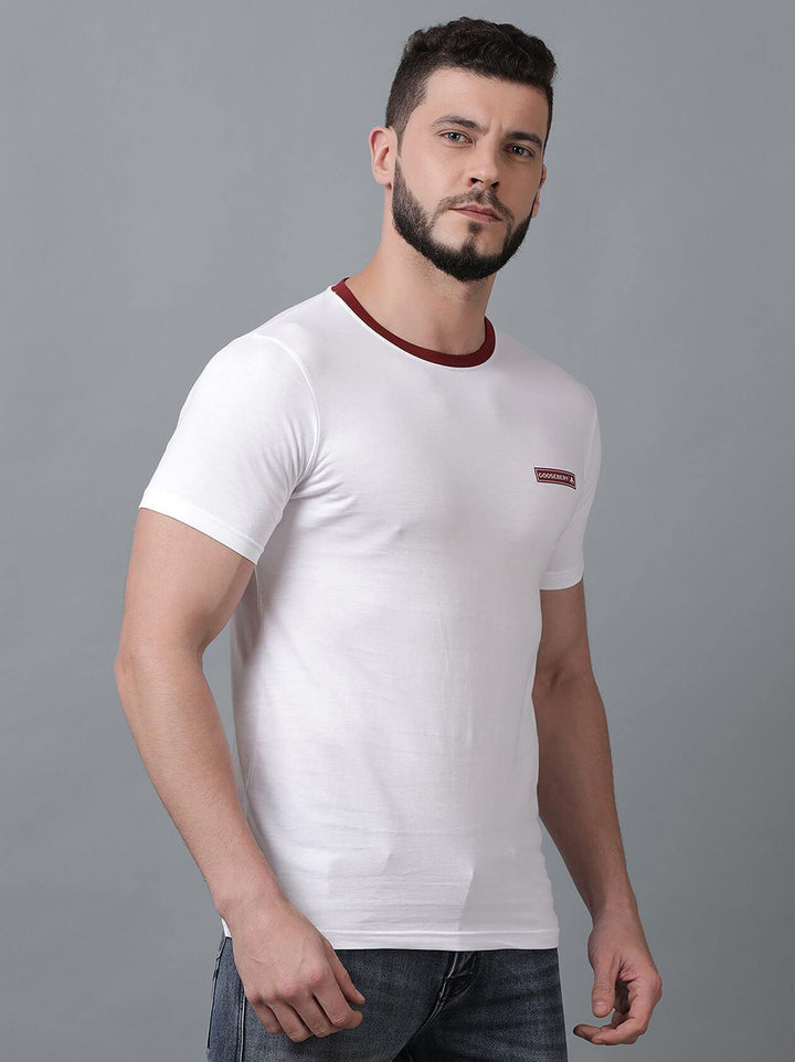 White Mens T-Shirt (MAQUIRE 1003) - GOOSEBERY