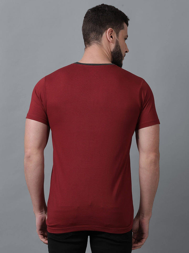 Red Mens T-Shirt (MAQUIRE 1004) - GOOSEBERY