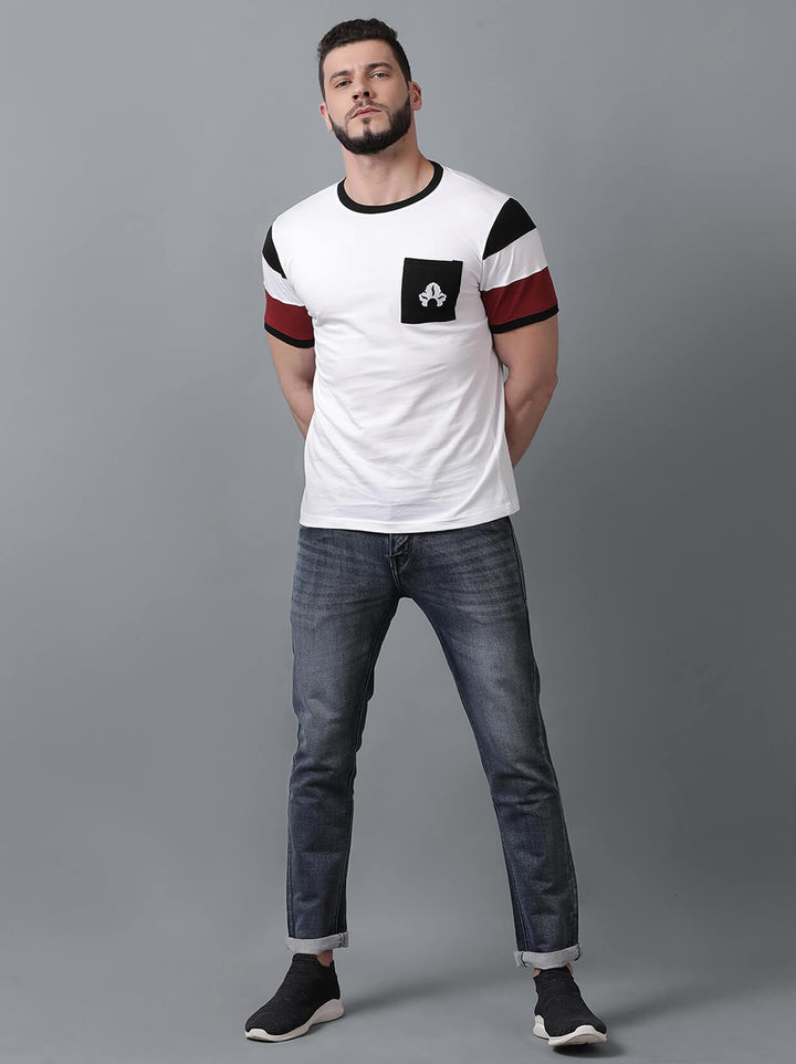 White Mens T-Shirt (MAQUIRE 1008) - GOOSEBERY