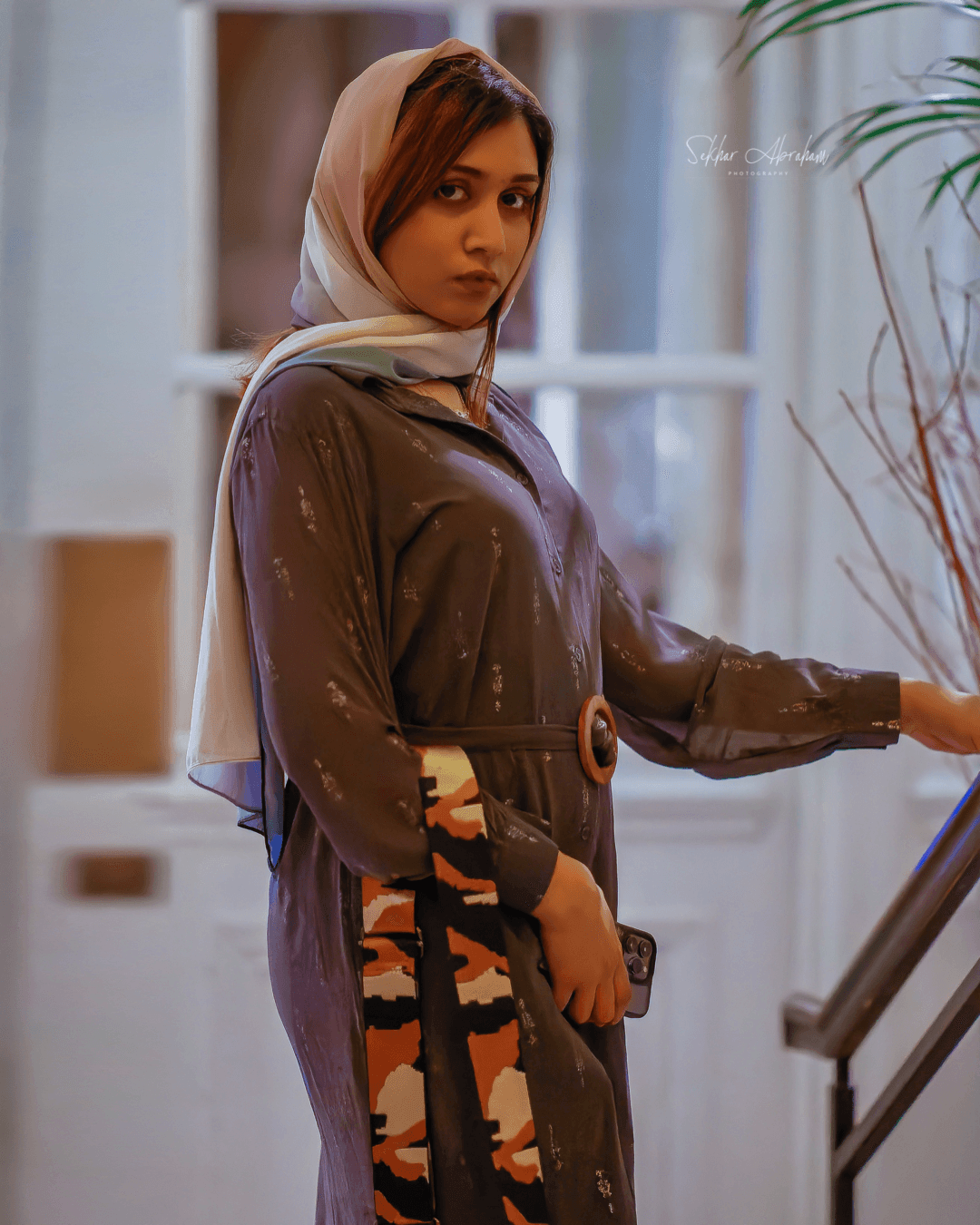 Ash Print Maxi Dress (GBF8003B) - G O O S E B E R Y®